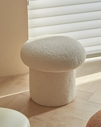 mushroom-white-boucle-pouf-ottoman-793506